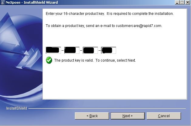 NeXpose Installation auf Windows Server 2003 - 06