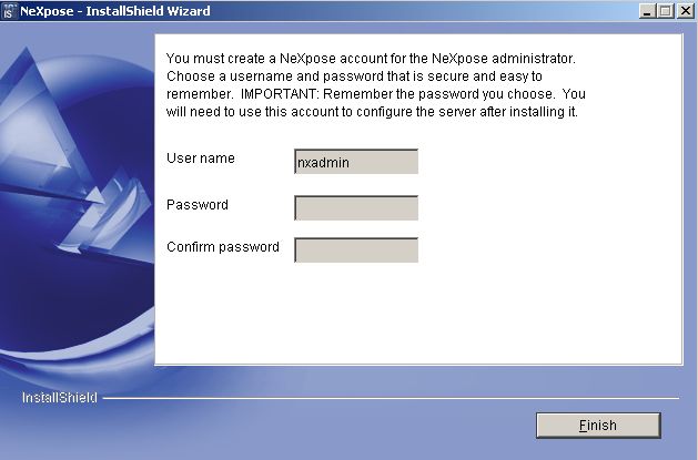 NeXpose Installation auf Windows Server 2003 - 10